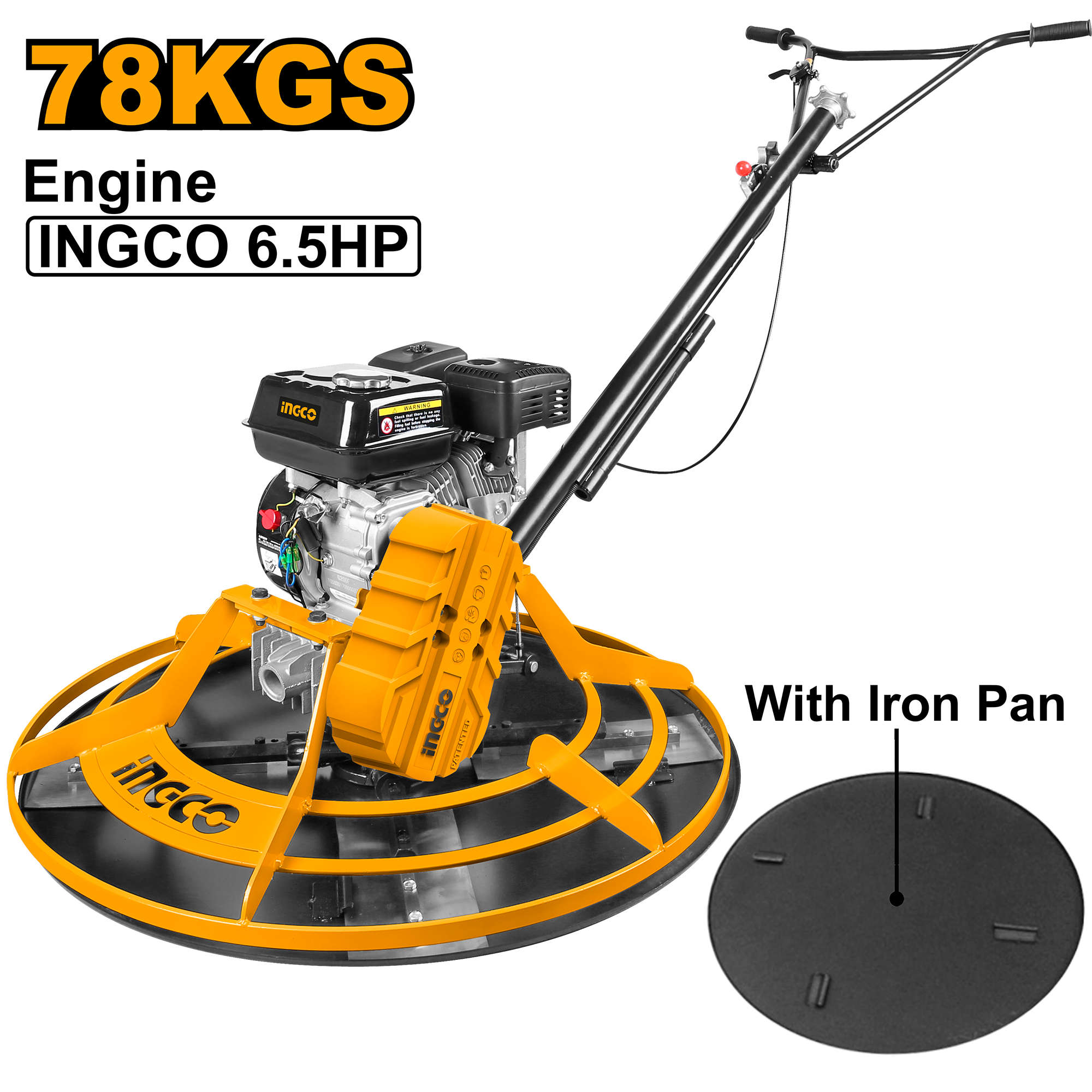 INGCO Gasoline Power Trowel 6.5Hp 36 inch GPT361-2