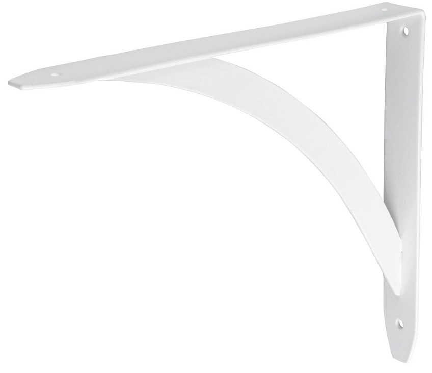 fiero Fiero Shelf Bracket Thickness Capacity 60 Per Pair Steel 47697 8inch x 10inch 60000 g white size: 8inch x 10inch | weight: 60000g