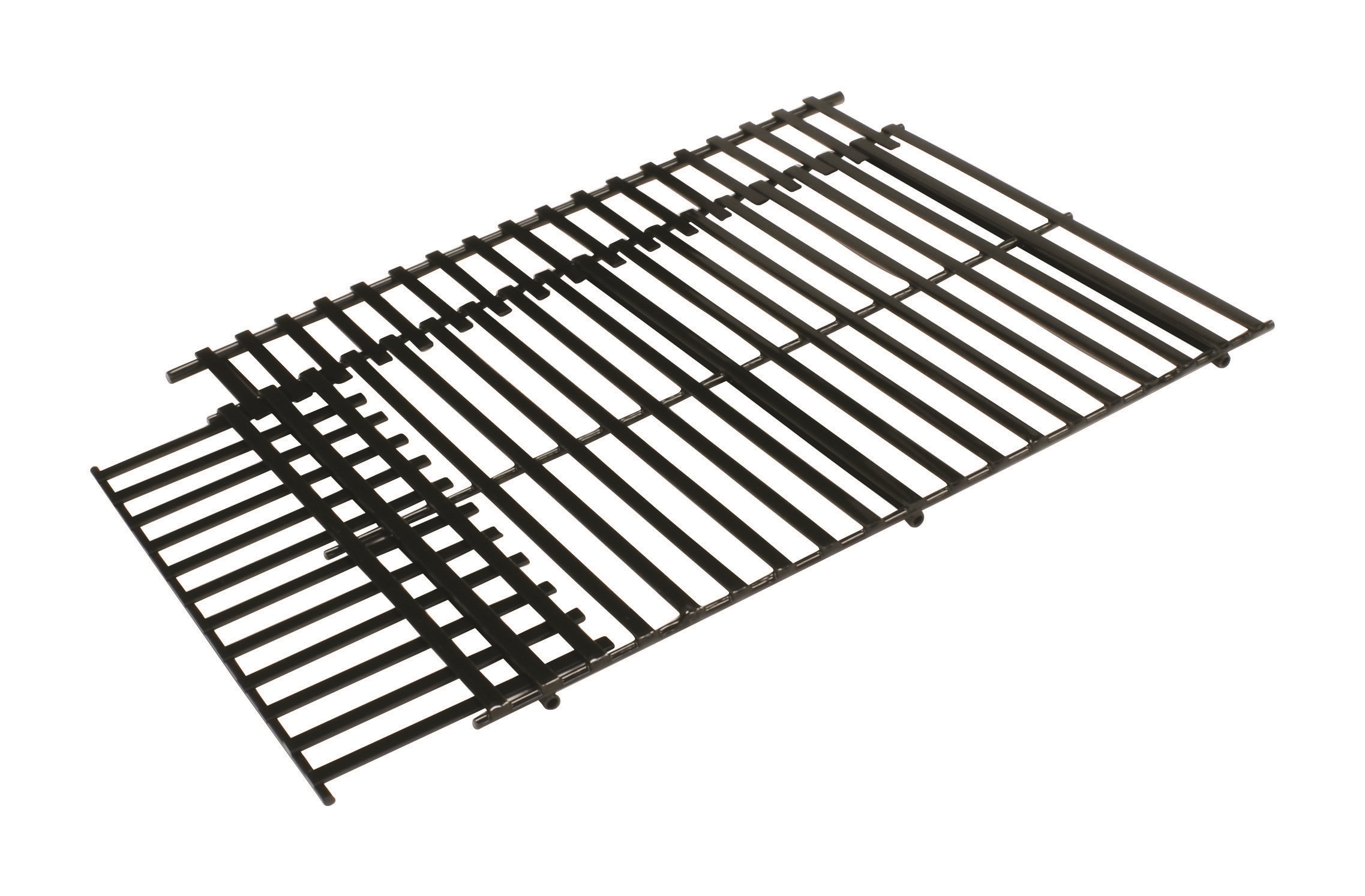 Grill Mark 2-Way Adjustable Grate, 17 inch x 11.75 inch to 21 inch x 14.5 inch, Porcelain Coated, Black 50225