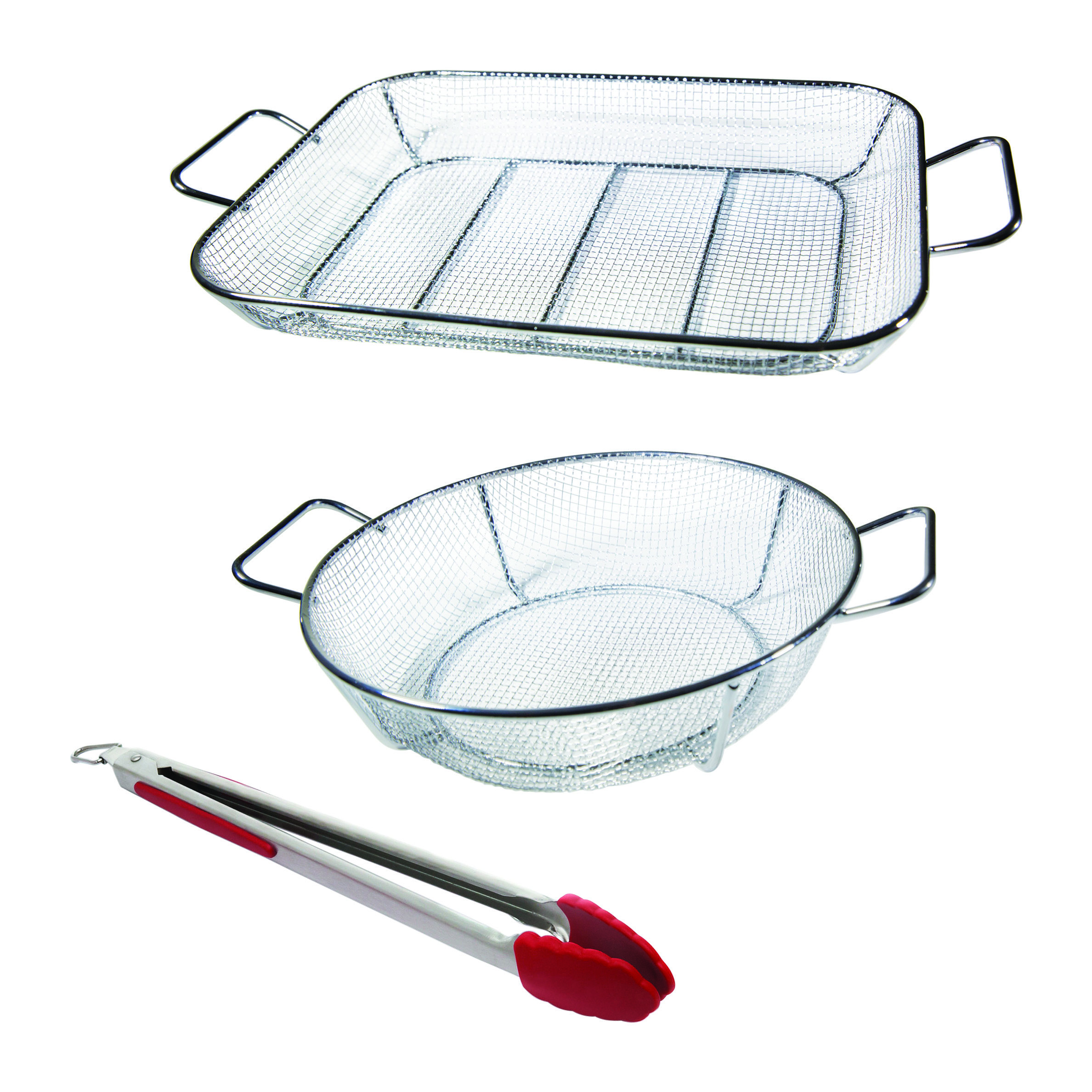 Grill Mark Combo Basket Set, Stainless Steel 91218
