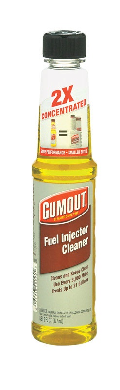 Gumout Gasoline Fuel Injector Cleaner, 177 ml. 2x Concentrated, Treats Up To 23.8Llons 510019