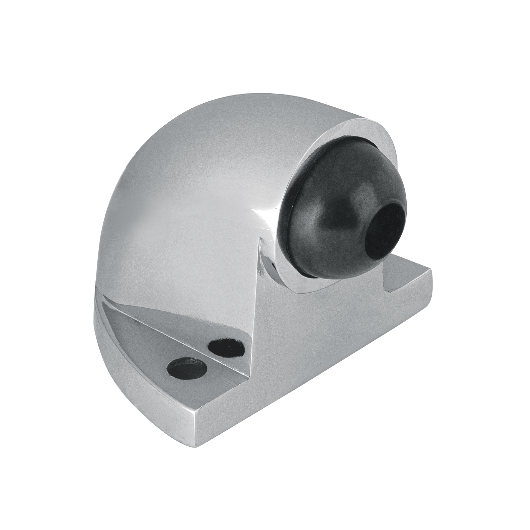hermex Hermex Door Stop Angle Type 4 Shock Absorption Chrome Finish 43772 4cm x 3.5cm size: 4cm x 3.5cm