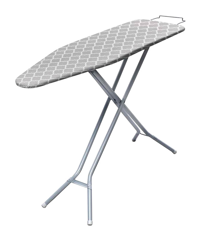 Homz Homz Ironing Board With Iron Rest 53 Steel 4740000 36x53.75inch gray size: 36x53.75inch
