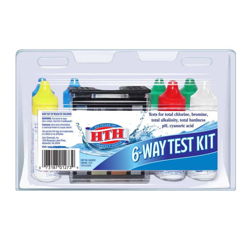 HTH 6-Way Test Kit 22.18 ml. 1270