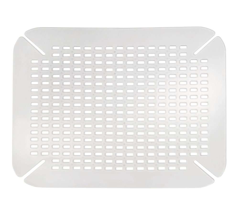 iDesign Contour Sink Saver Mat, 16 inch x 13.5 inch, Clear DS59060