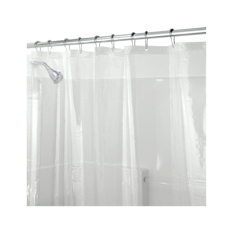 iDesign iDesign Peva Shower Curtain Clear DS12052 72inch x 72inch 250 g size: 72inch x 72inch | weight: 250g