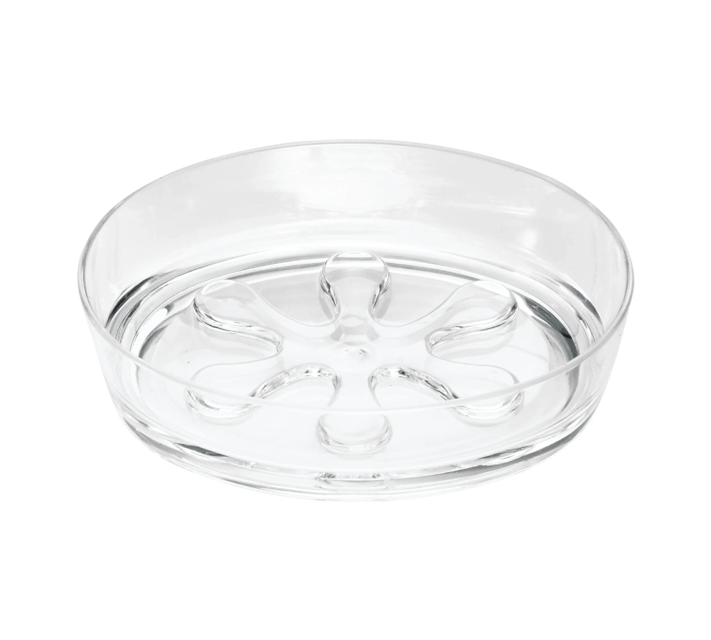 iDesign Eva Soap Dish, Clear DS55120