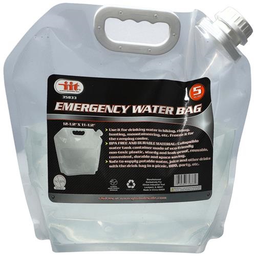 IIT Emergency Water Bag, 5 Ltrs 35833