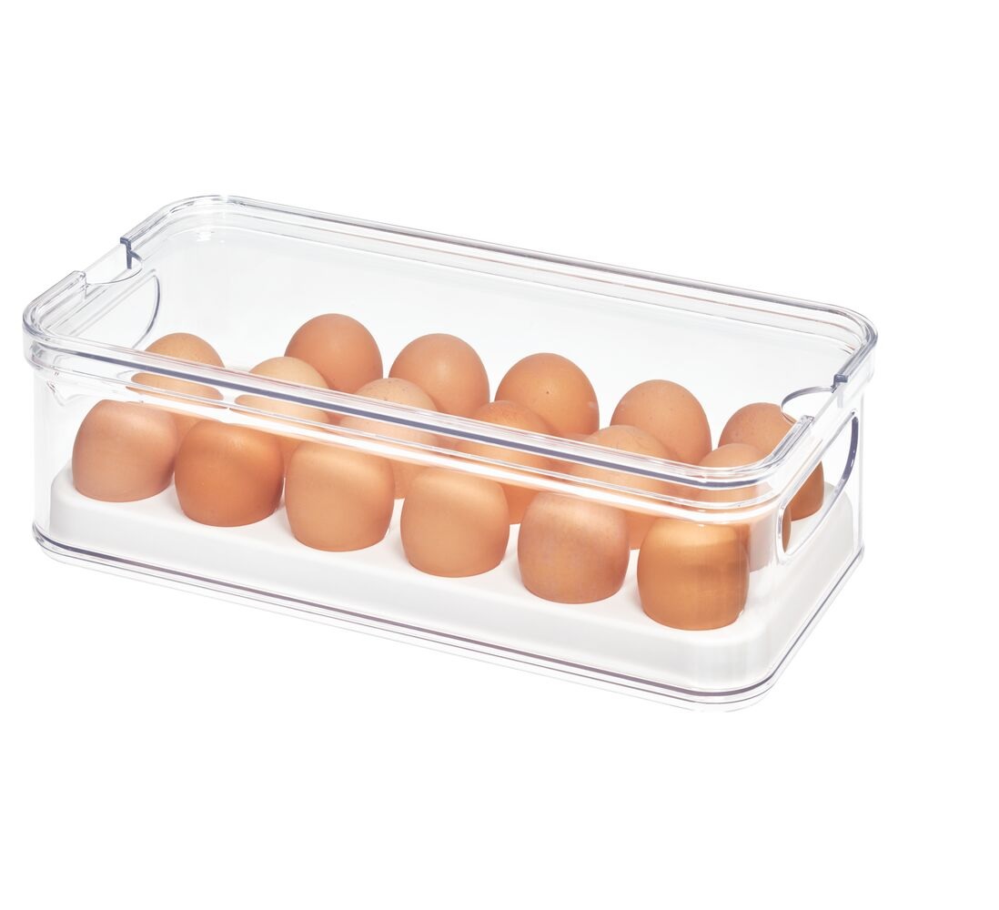 InterDesign Crisp Egg Bin, Clear 71650