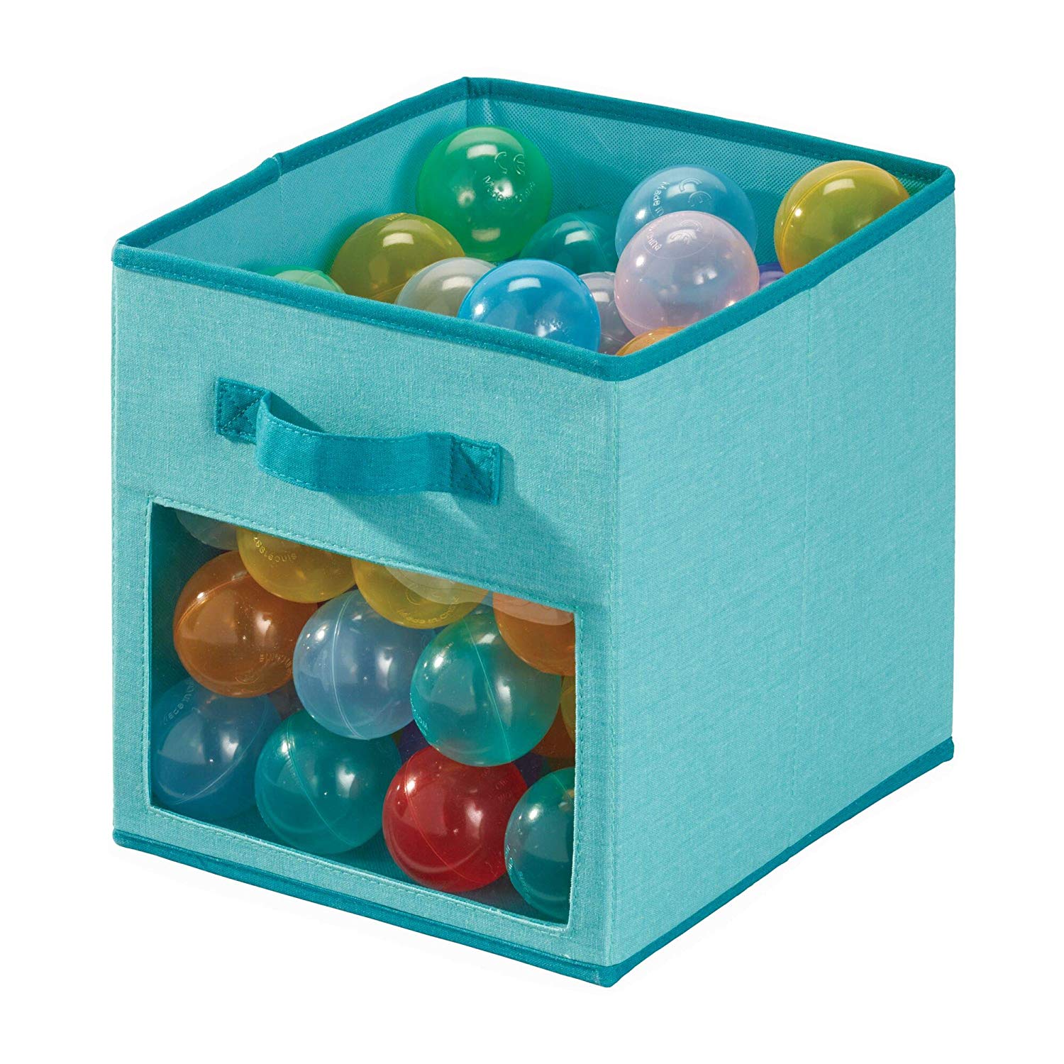 InterDesign Emmy Storage Cube - Small, Teal 7814
