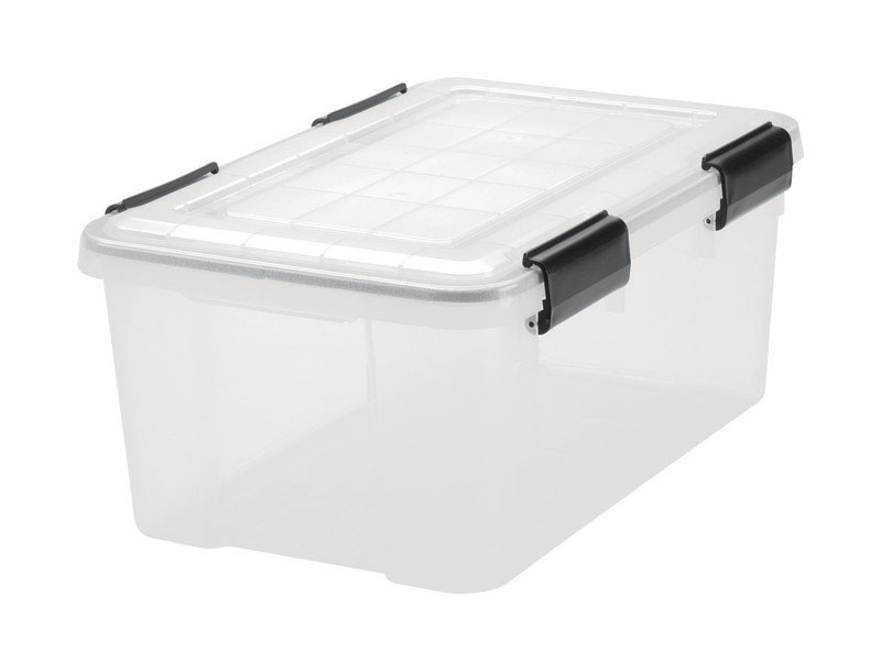 Iris Weathertight Storage Box, 18 Ltrs, Plastic, Clear 110380