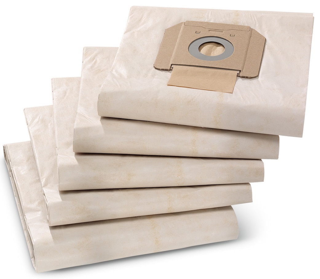 karcher Karcher Paper Filter Bags Pack 5 Use For 48 65 70 72 75 80 Wet Vac