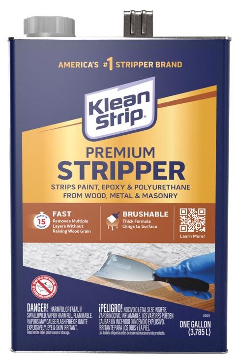 Klean Strip Premium Stripper, 3.8Llon, Strips Paint, Epoxy & Polyurethane From Wood, Metal & Masonry GKWS960