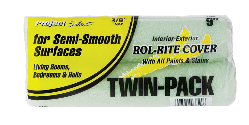 Linzer Rol-Rite Fabric Paint Roller Cover 9 In. W 3/8 In. For Semi-Smooth Surfaces 9382