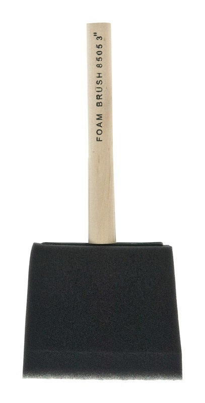 Linzer Linzer Foam Paint Brush Chiseled For Latex And Paints 2412488 3 inch size: 3inch