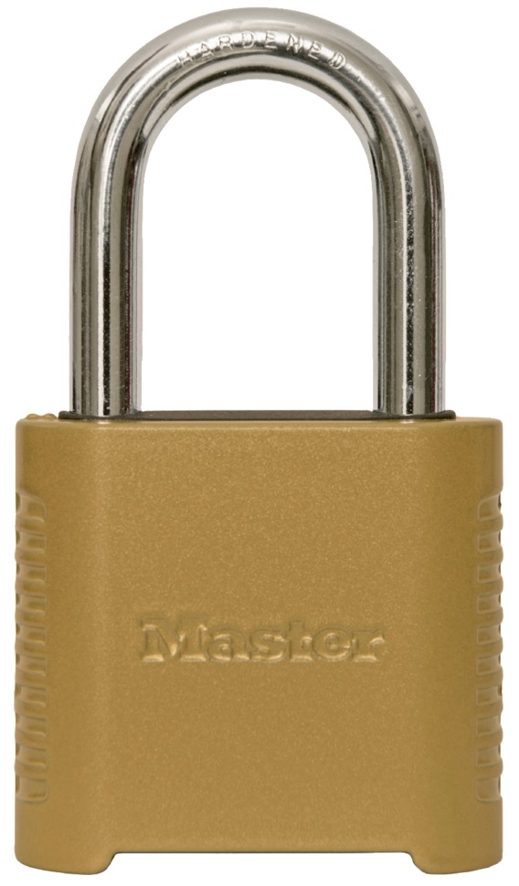 Master Lock Combination Padlock, 2 inch Body Width, Hardened Steel 875DLF
