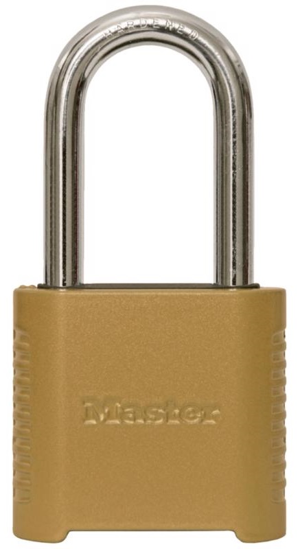 Master Lock 4-Dial Combination Padlock, 51 mm Shackle 875DLH