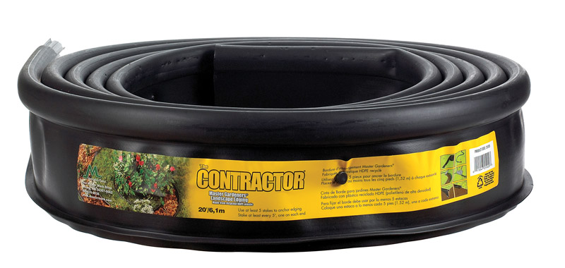 Master Mark Black Plastic Lawn Edging 22620