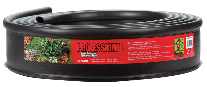 Master Mark Black Plastic Lawn Edging 7002306