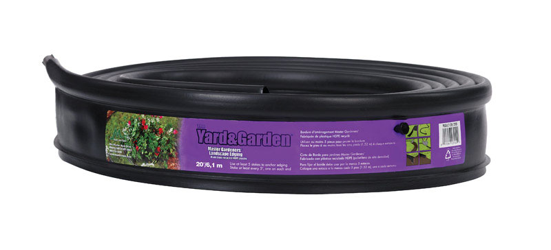 Master Mark Black Plastic Lawn Edging 70287