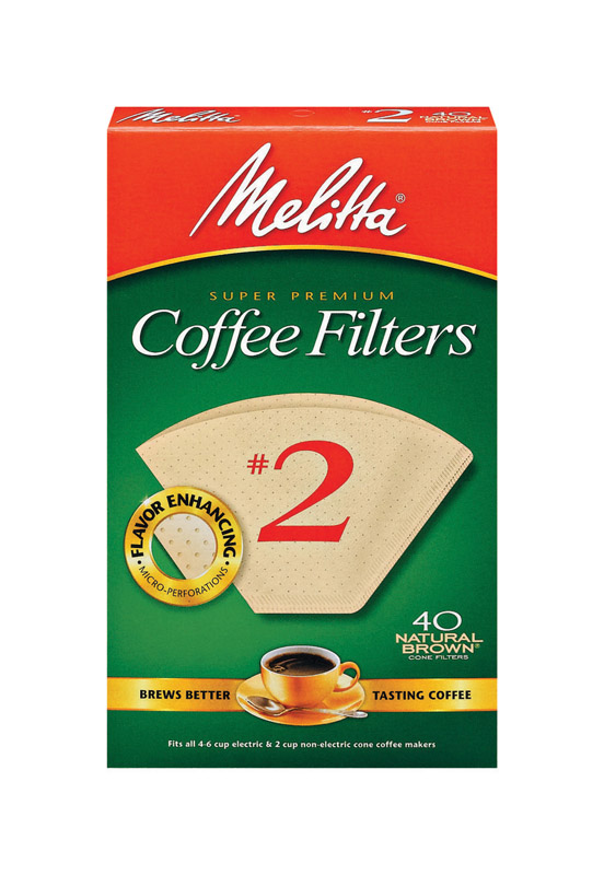 Melitta 4 - 6 Cups Cups Cone Coffee Filter 40 Count 612412