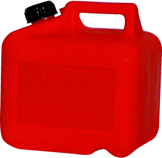 Midwest Gasoline Can, 2 Gallon, Polyethylene, Red 2200