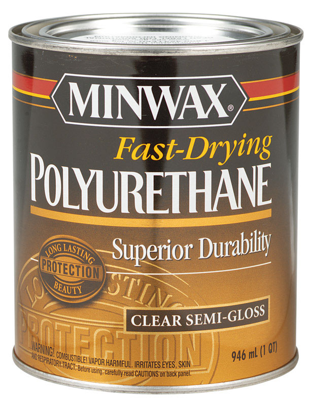 Minwax Indoor Clear Semi-Gloss Polyurethane 1 Qt. 63005444