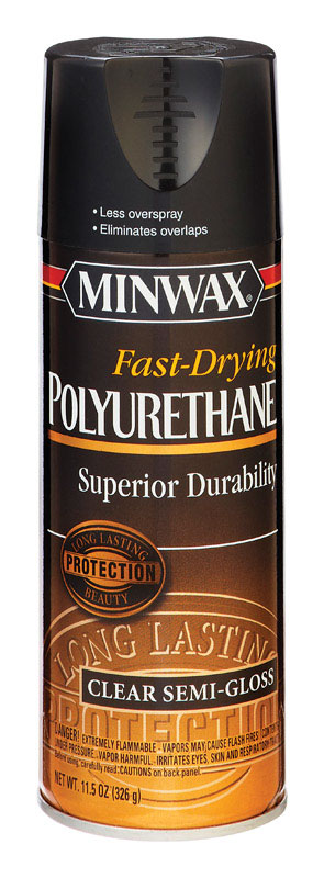Minwax Indoor Clear Semi-Gloss Polyurethane Spray 340 ml. 33055000