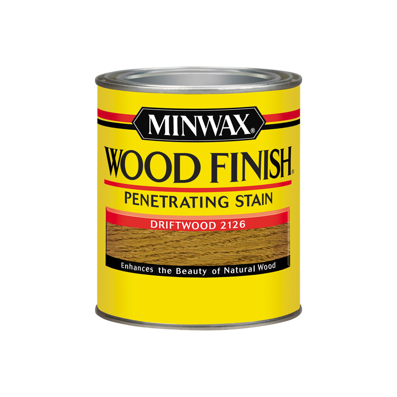 Minwax Wood Finish Wood Stain,  946ml, Oil-Based, Driftwood 2126, Interior 70011444