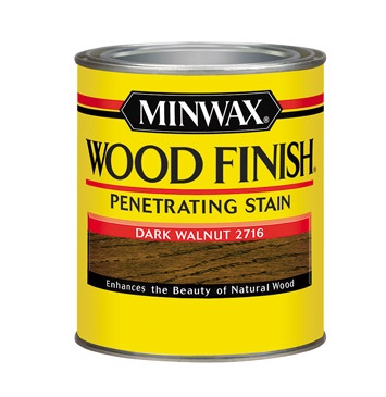 Minwax Wood Finish Wood Stain, 236 ml. Oil-Based, Dark Walnut 2716, Interior 227164444