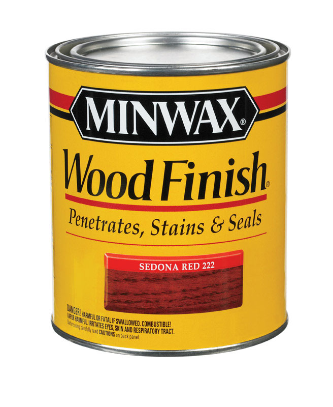 Minwax Wood Finish Wood Stain,  946ml, Oil-Based, Sedona Red 222, Interior 700434444