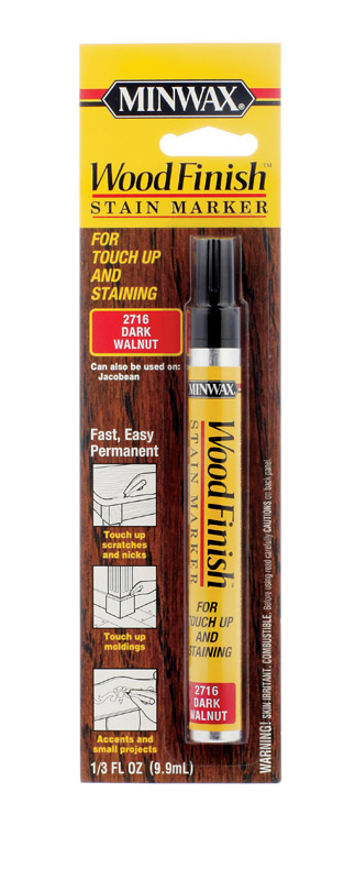 Minwax Tintable Wood Finish Stain Marker 1/88 ml. Dark Walnut 63487000