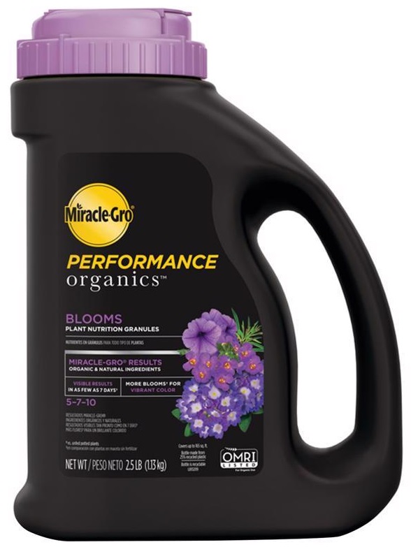 Miracle-Gro Performance Organics Blooms Plant Nutrition Granules, 1.13 kg. 3005710