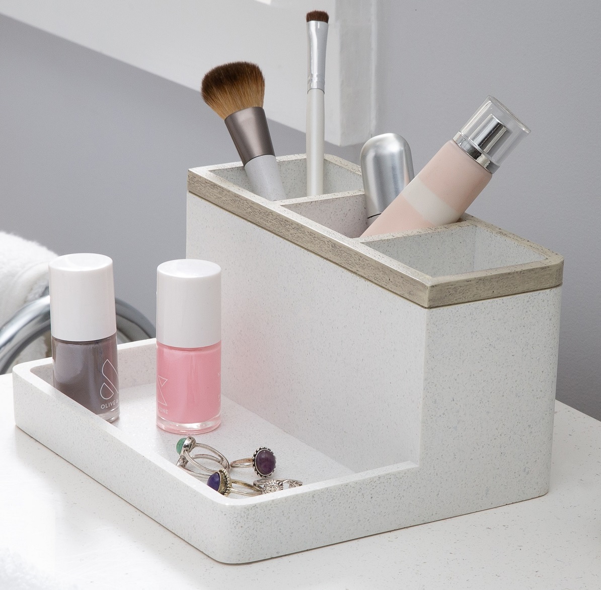 Moda At Home Moda At Home Moda Home Hudson Organizer Resin 106000 gray