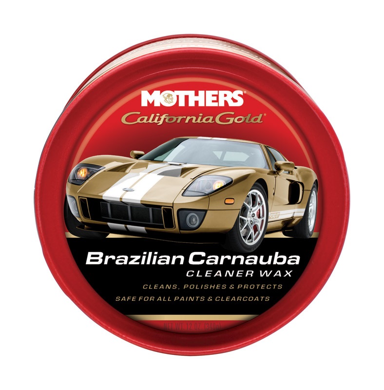 Mothers California Gold Cleaner Wax Paste, 354 ml. Cleans, Polishes and Protects 5500