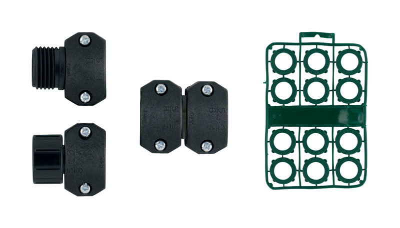 Orbit 5/8-3/4 In. Plastic Threaded Hose Mender Kit 58097N