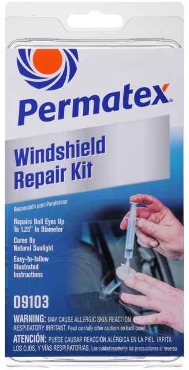 Permatex Windshield Repair Kit, Complete Repair System, Max Dia Repair 1.25 inch 9103