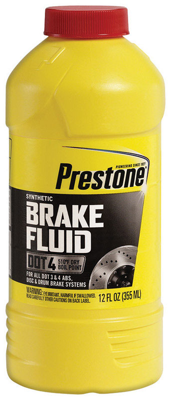 Prestone Brake Fluid 354 ml. For Abs Disc And Drum Brake Systems Dot 4 AS800Y
