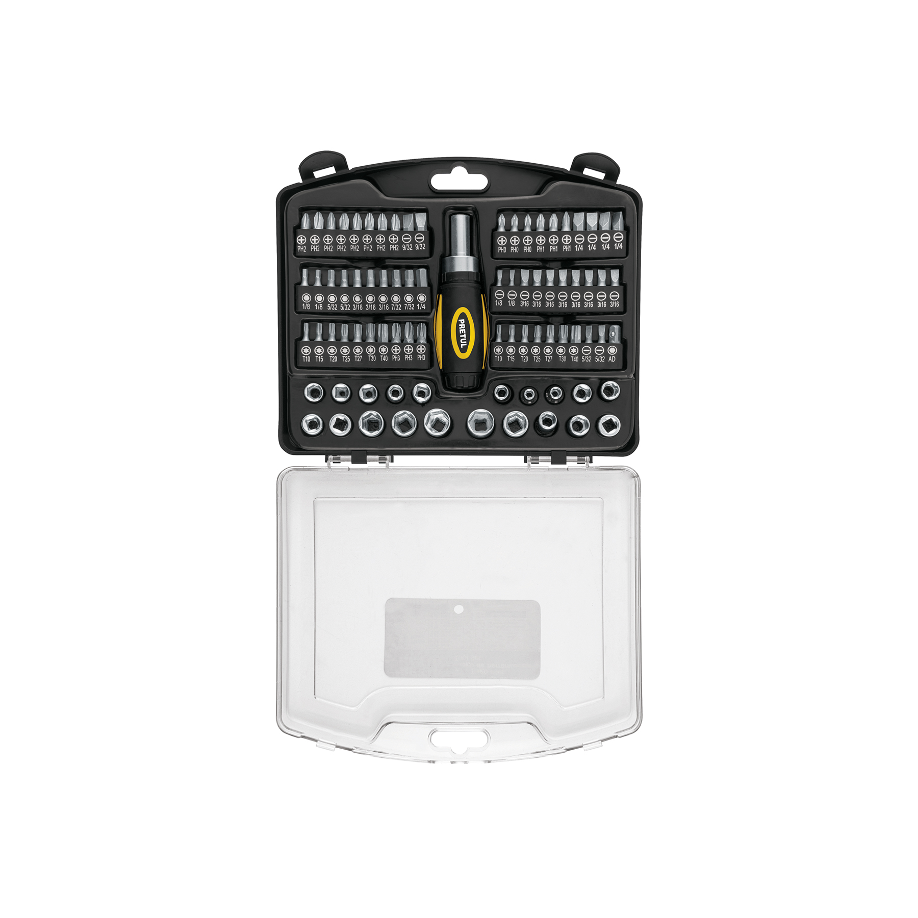 Pretul 81-Pcs Tool Set, 1/4 inch Drive 23972