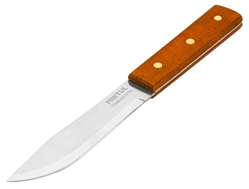 Pretul Kitchen Knife, 7 inch, Stainless Steel, Wooden Handle 23077