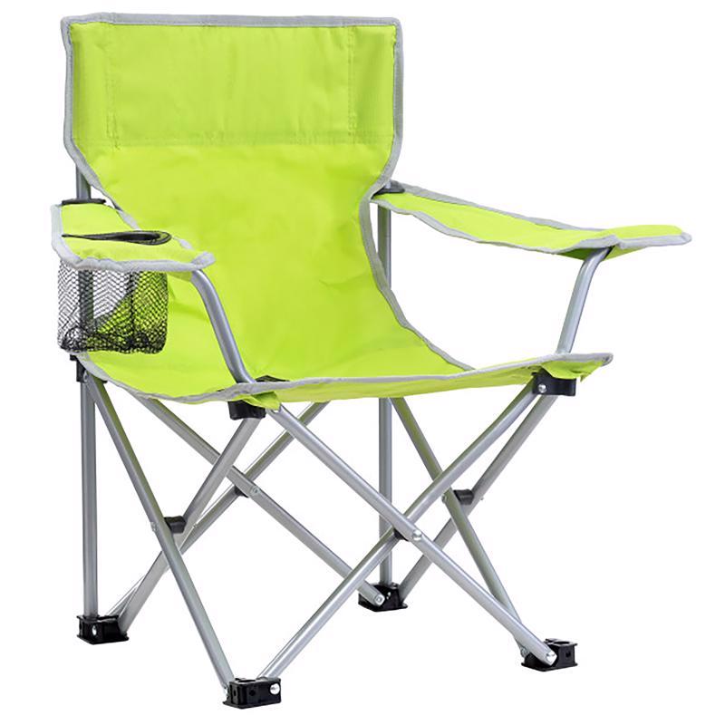 Quikchair Classic Kids Folding Chair, Capacity 68 kg. Steel Frame, Green 167577PK 8