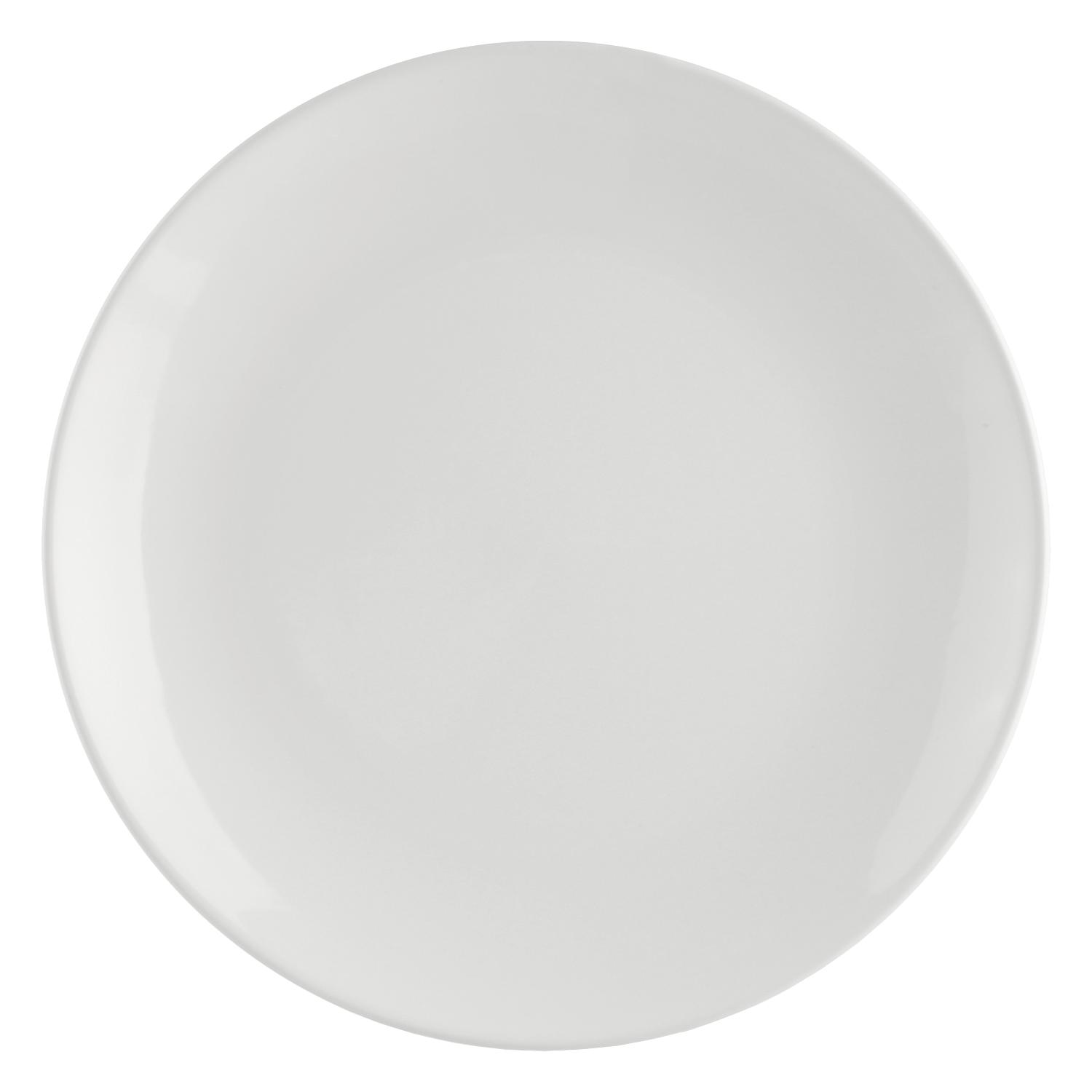Secret de Gourmet Colorama Dinner Plate, 26 cm Dia, White 140602A