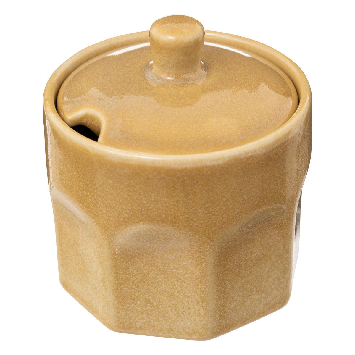Secret de Gourmet SG Roma Sugar Bowl, Stoneware, Yellow 196346D