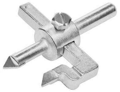 INGCO Adjustable tile hole cutter 30-100 mm with TCT blade, heat-treated carbon steel, chrome-plated DBAC0301
