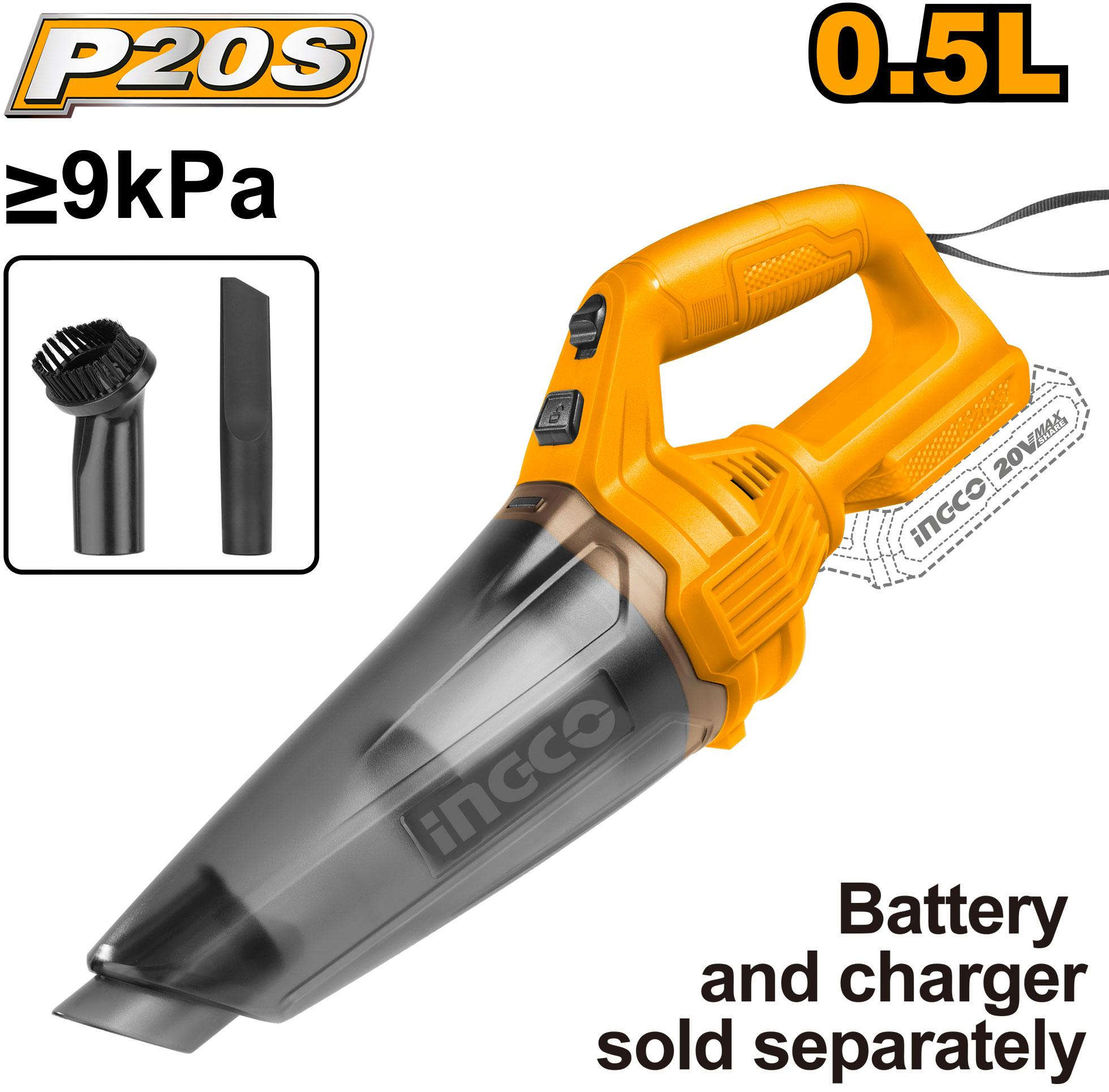 INGCO cordless handheld vacuum cleaner 20V without Battery and Charger CVLI201261