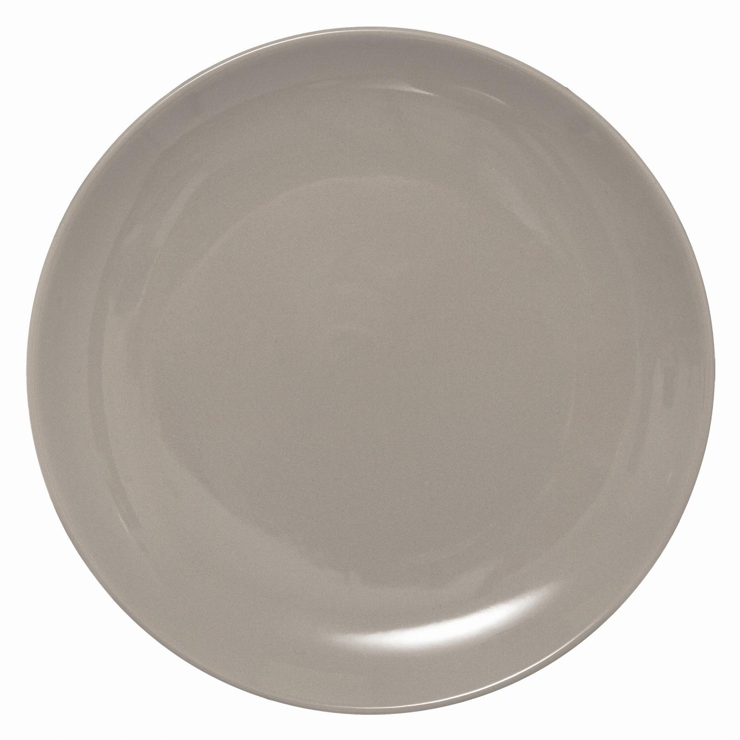 Secret de Gourmet Colorama Dessert Plate, 20 cm Dia, Taupe 108372B