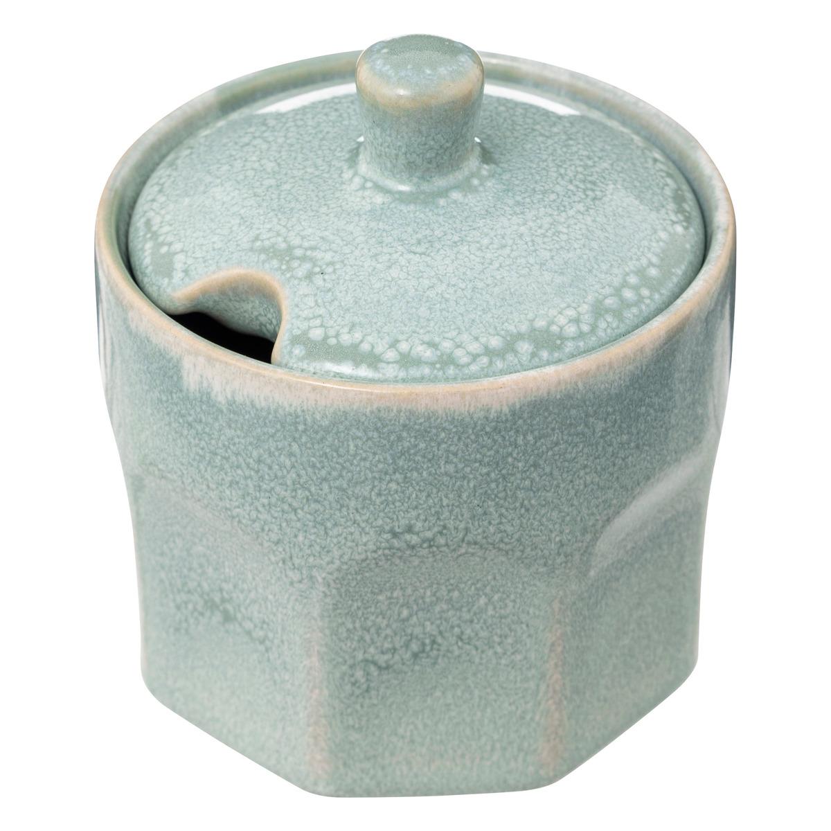 Secret de Gourmet SG Roma Celadon Sugar Bowl, Stoneware, Green 196346C