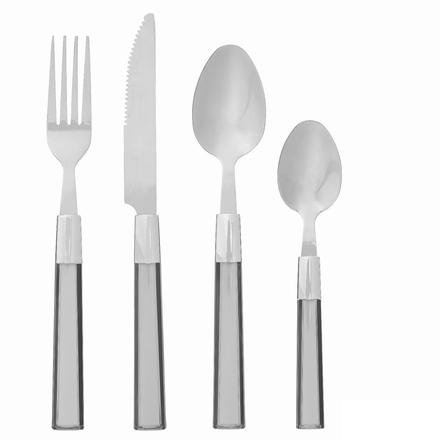 Secret de Gourmet Tamaris 24-Pcs Cutlery Set, Grey 134932C