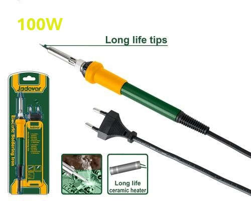 Jadever Electric soldering iron 100W with built-in ceramic heating element and stand JDEL3610