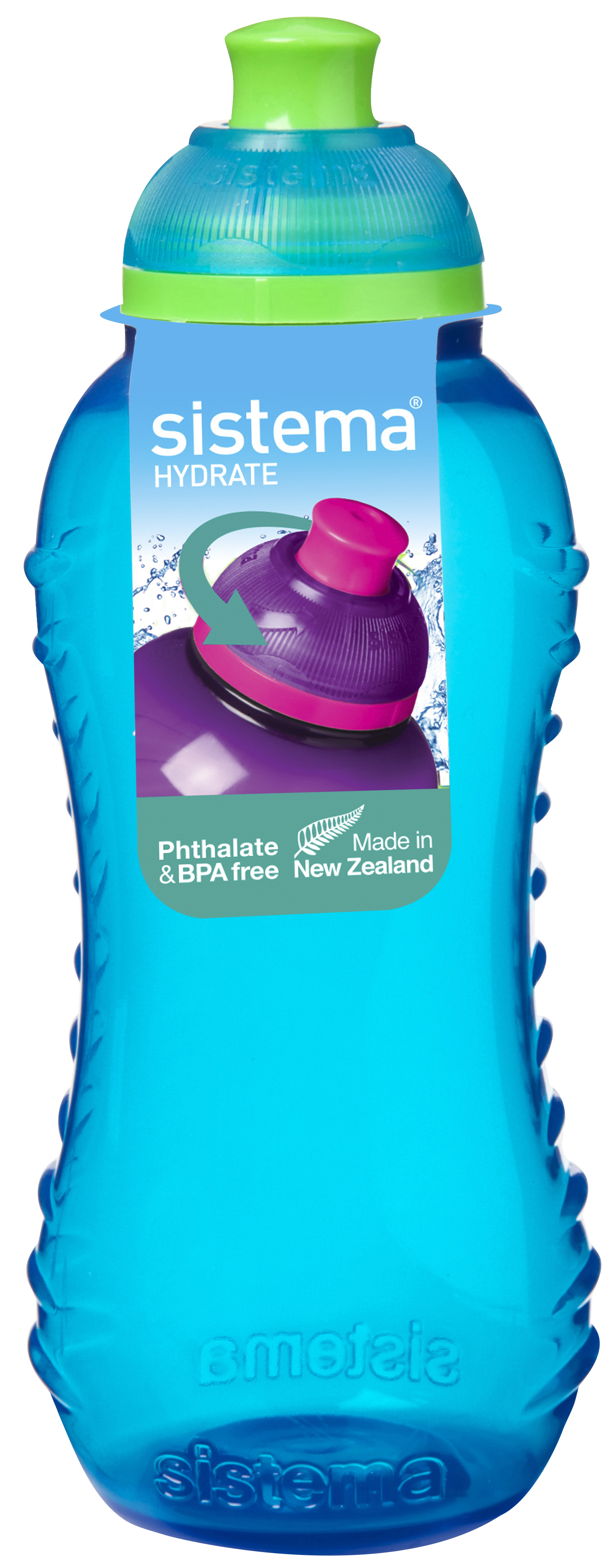 Sistema Drink Bottle Twist 'n' Sip Lid, 325 ml., Polyethylene 780